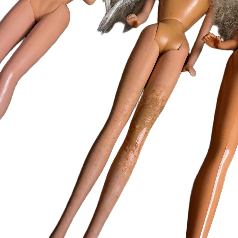 Vintage Mattel Barbie Doll Lot of 4 Blonde Nude Figures for‎ Custom OOAK Repair